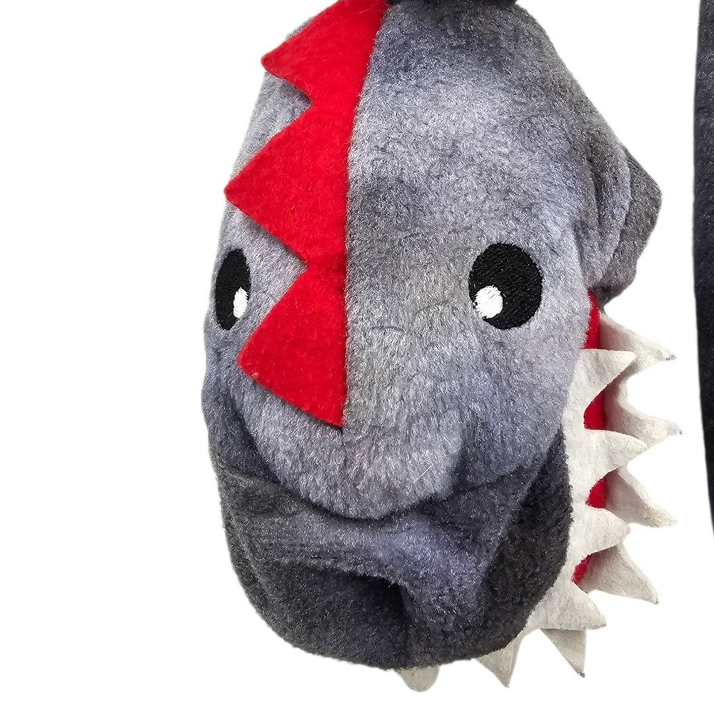 Ministry of Rascals 4T Gray Red Full Body Dragon Halloween Costume - Picture 3 of 7